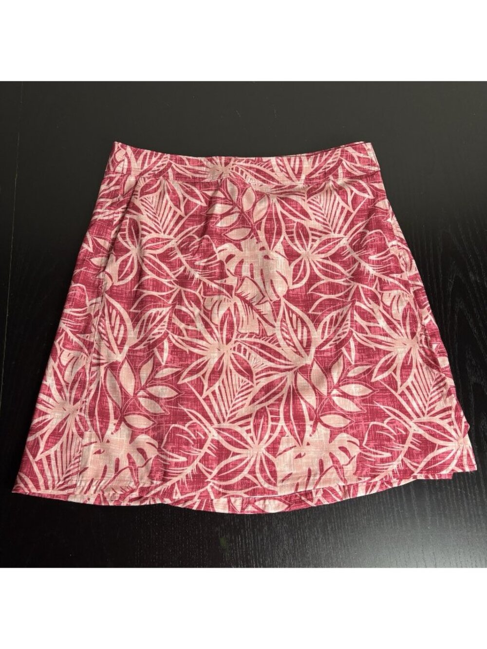 NWT RIP SKIRT Hawaii Womens S Aloha Berry Pink Floral A-Line Mini Wrap Skirt